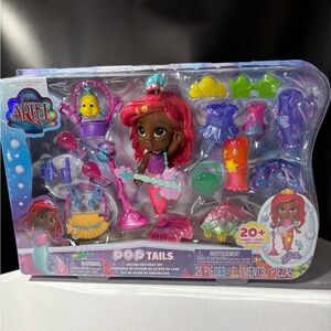 Disney Ariel Junior Sea-Tails Playset - Pink, Purple & Teal